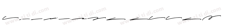 Artlines Swash字体转换